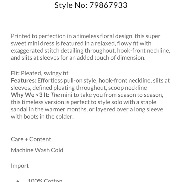 free people sully dress - Picture 4 of 4